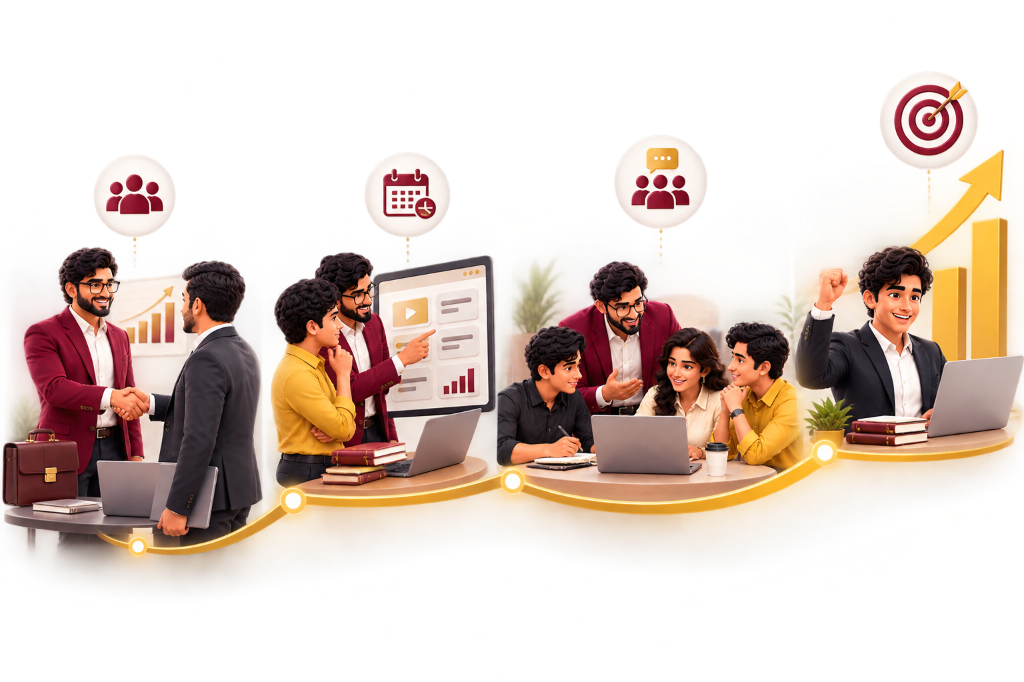 Sales Training & Growth Journey at Praxisly